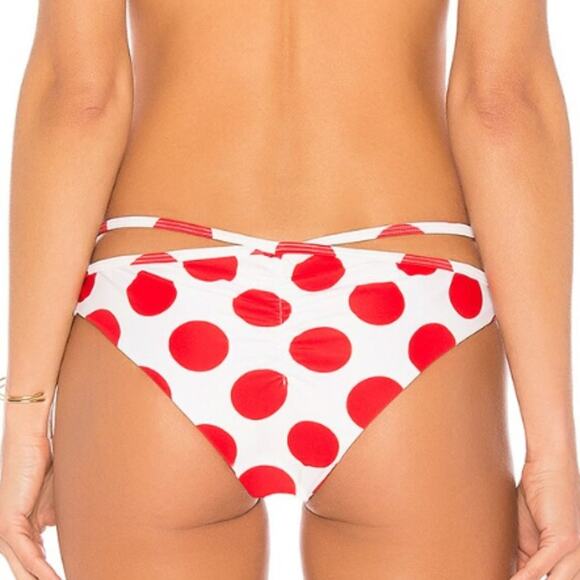 Lovers + Friends (REVOLVE) Jet Setting Polka Dot Bikini Bottom l - Picture 3 of 6